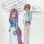 Munna and Doctor Who/Whooves as Rapunzel and Flynn