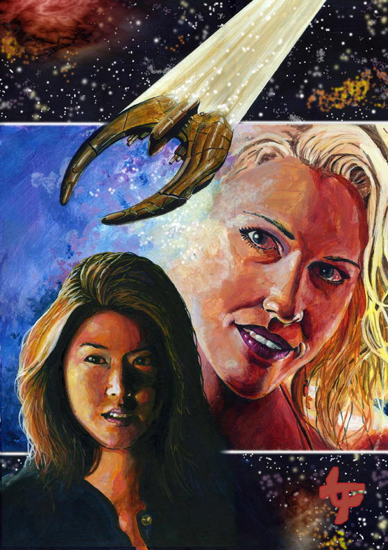 Frackin' Cylon Girls by leilehua74 Frackin' Cylon Girls by leilehua74