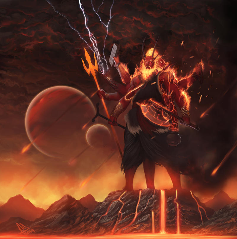 Agni - God of Fire by molee on DeviantArt