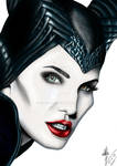 Maleficent painted