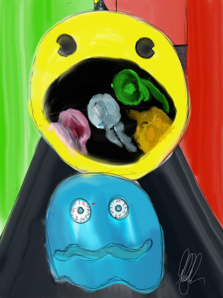 Pacman's trick by thewhiteboardguy on DeviantArt