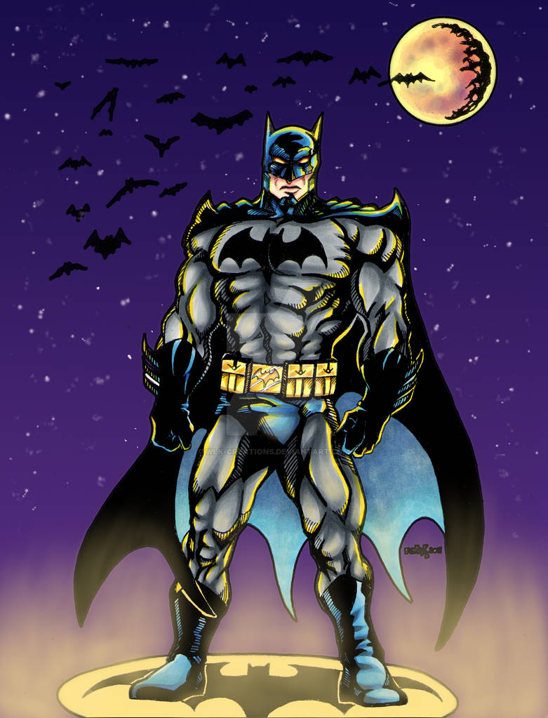 Batman In Color By Wlk Creations On Deviantart 