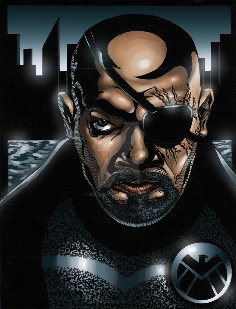 Nick Fury In Color By Wlk Creations On Deviantart 