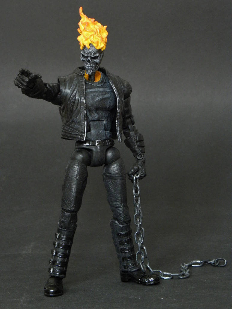 Ghost Rider Custom Mafex Marvel Legends Ghost Rider custom 2 by LuXuSik on DeviantArt