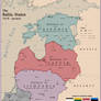 Map of the Baltic States 1918-present