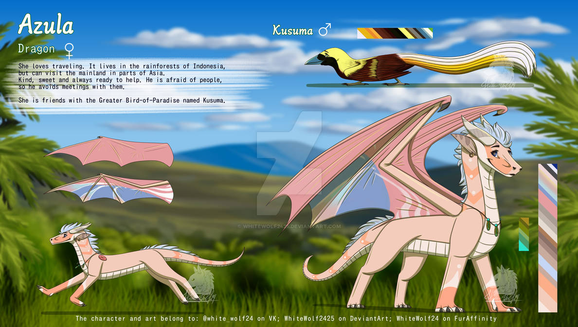 Lizards Azula Rides On The character of Azula by WhiteWolf2425 on DeviantArt