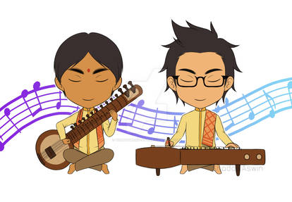 Hetalia APH : Sitar and Chakhe