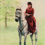 Burgundy Riding Habit