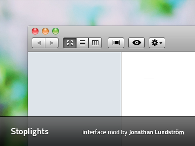 Mac OS Stoplights by Plizzo