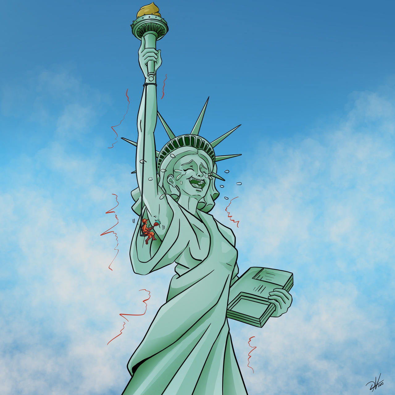 Liberty Deviantart Tickling Of The Liberty by Neruvous on DeviantArt