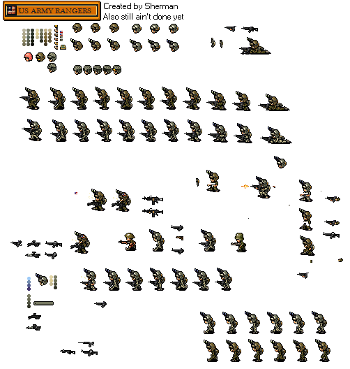 US Army Ranger Sprites by Shermander on DeviantArt