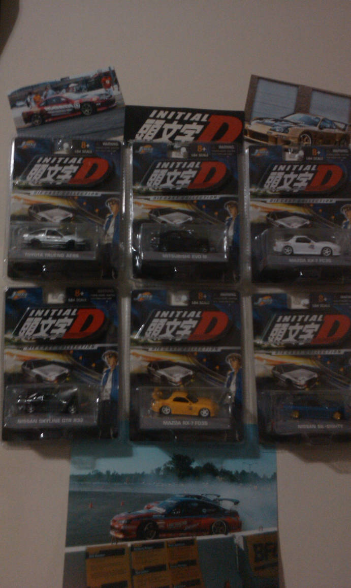 Initial D Car Collection My INITIAL D Collection by goukai on DeviantArt
