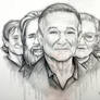 Robin Williams Tribute - Pencil Version