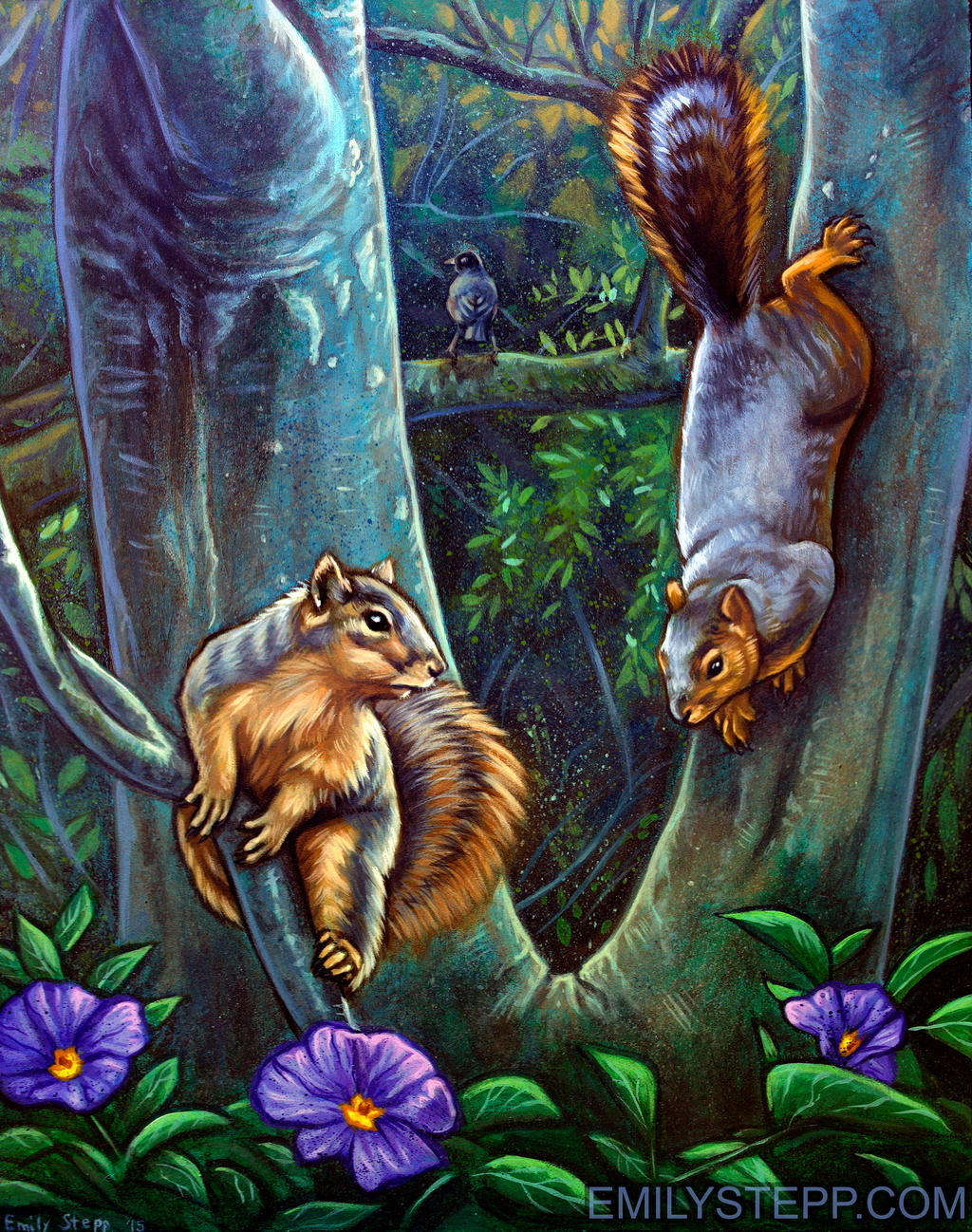 Markham Nature Park Squirrels by EmilyStepp