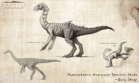 Hyperendocrin Gallimimus