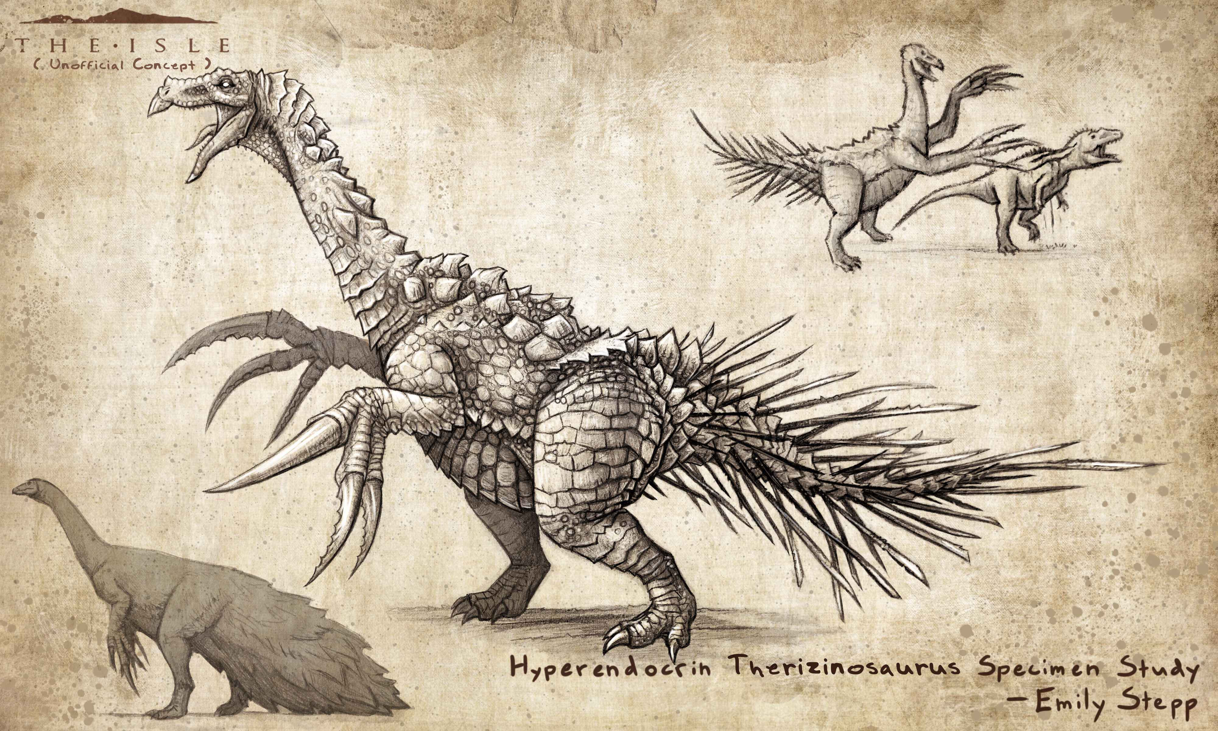 Hyperendocrin Therizinosaurus