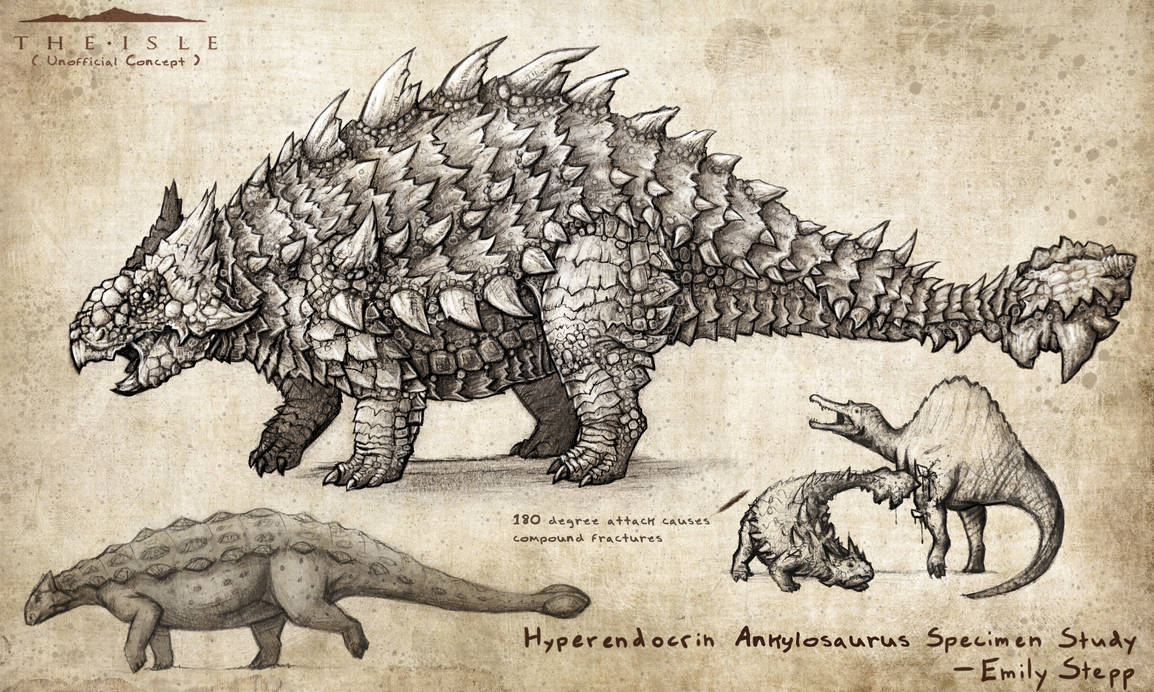 Hyperendocrin Ankylosaurus by EmilyStepp on DeviantArt