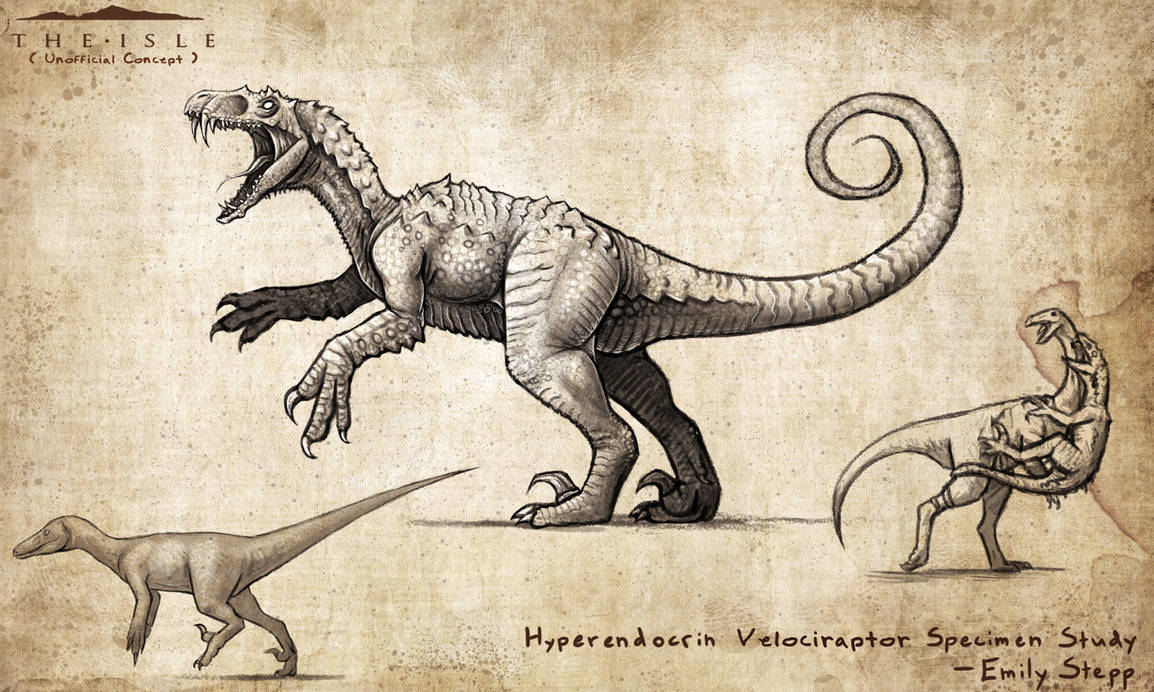 Hyperendocrin Velociraptor by EmilyStepp on DeviantArt