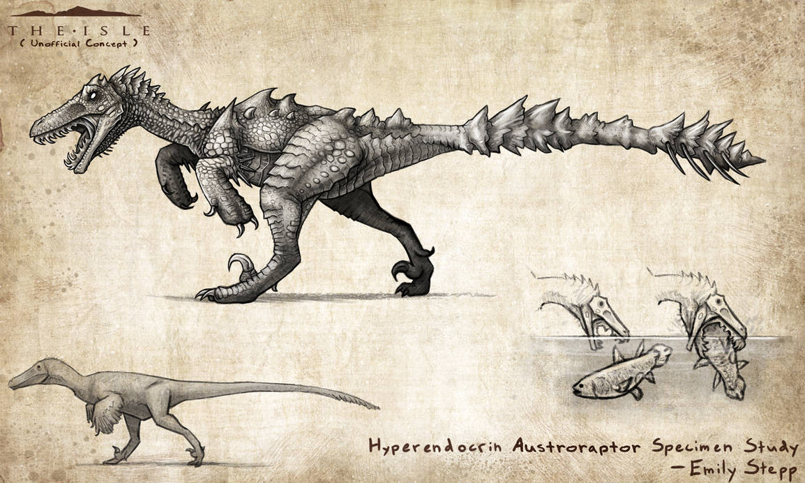 Hyperendocrin Austroraptor by EmilyStepp on DeviantArt