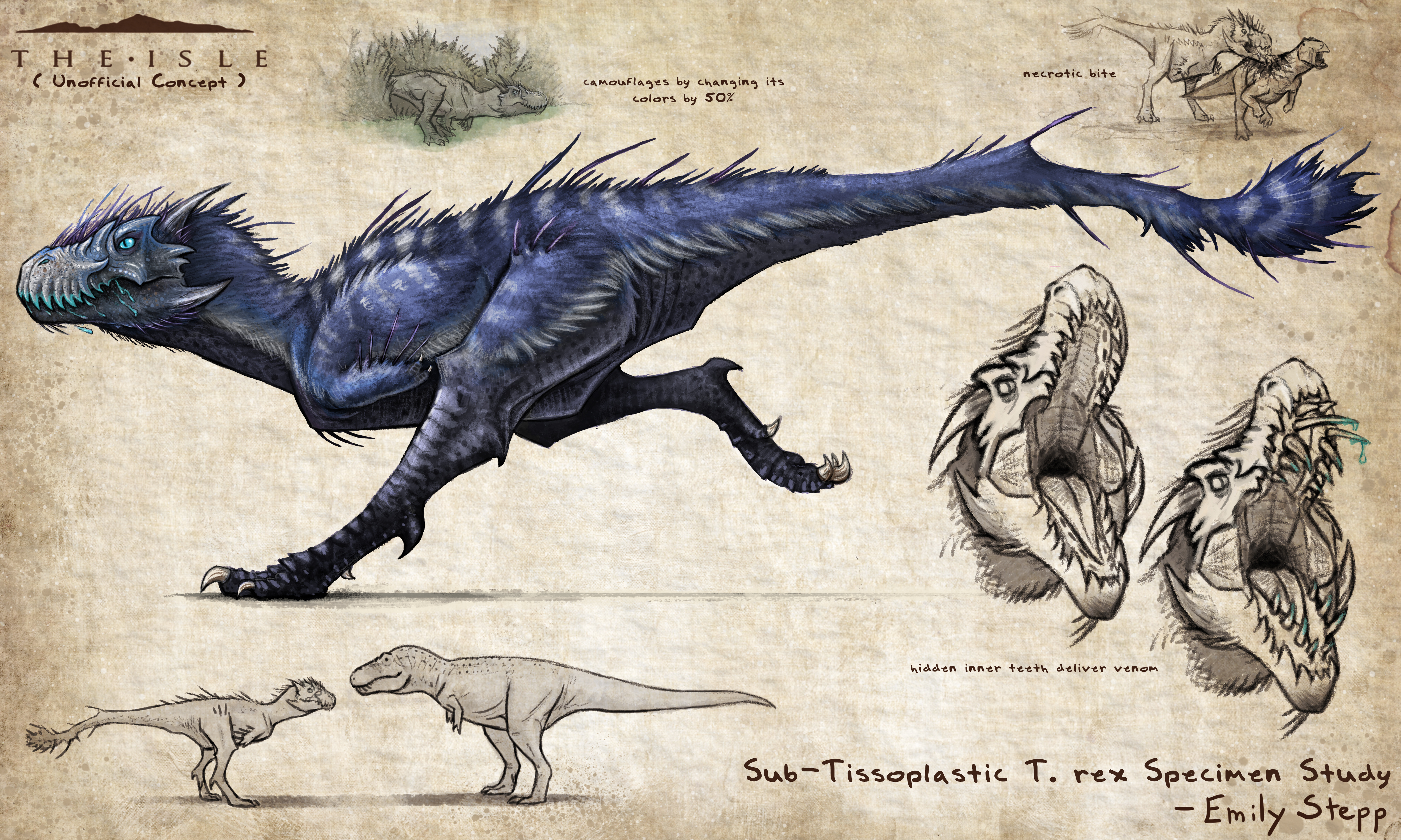 Sub-Tissoplastic T. rex Concept