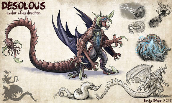 Desolous Kaiju Concept