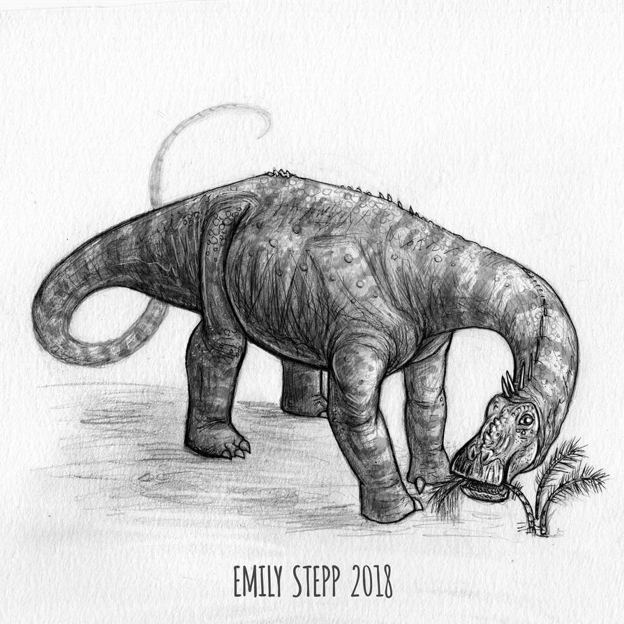 DrawDinovember Day 3 Nigersaurus by EmilyStepp DrawDinovember Day 3 Nigersaurus by EmilyStepp