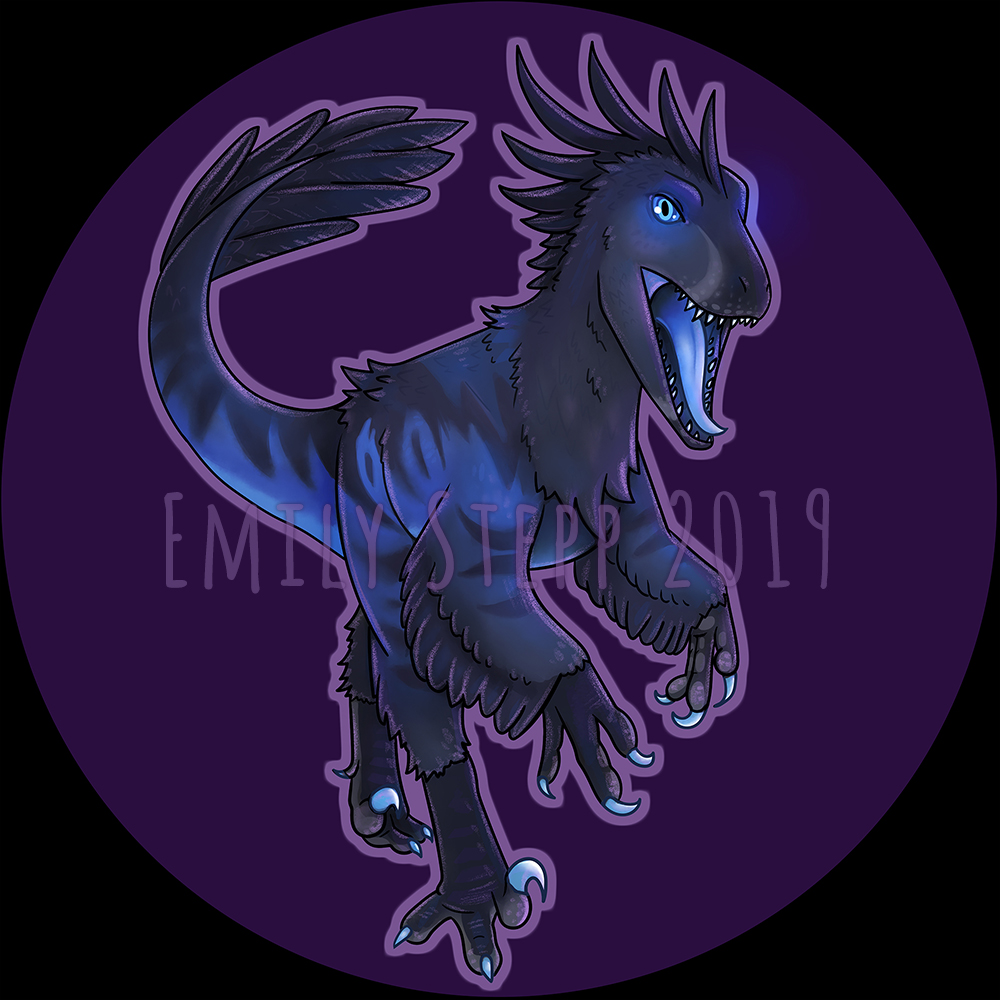 Raptor Rider Deviantart Raptor Character Icon Commission by EmilyStepp on DeviantArt