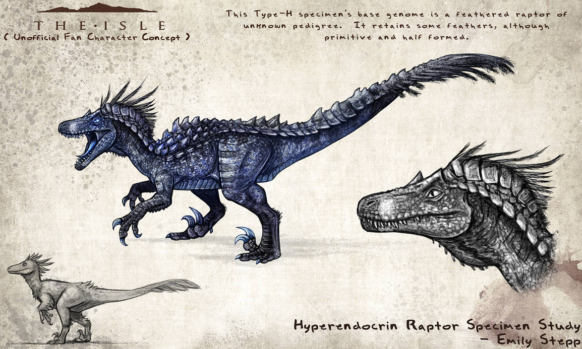 Hyperendocrin Raptor Character by EmilyStepp on DeviantArt