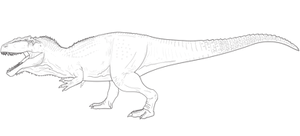 The Isle Adult Giganotosaurus Template