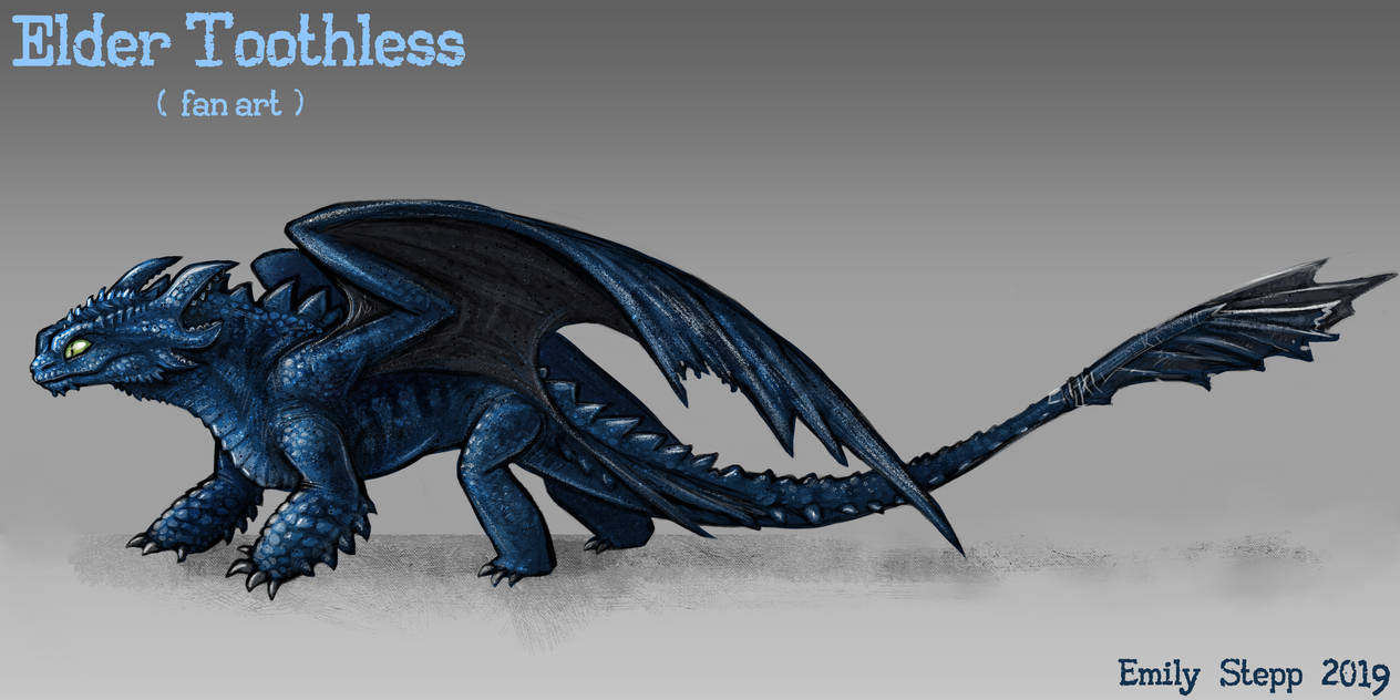 Elder Toothless Fan Concept by EmilyStepp on DeviantArt