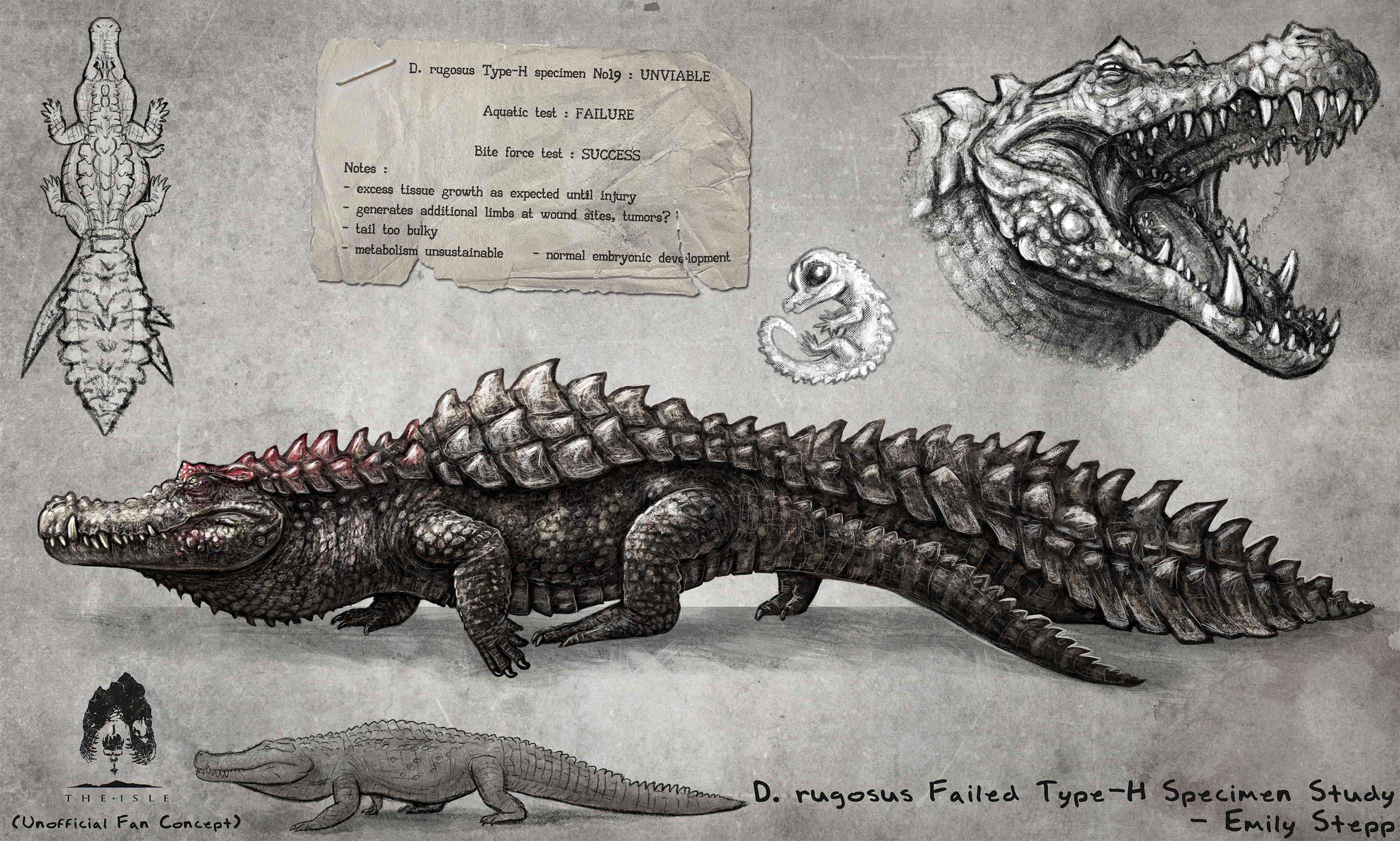 Hyperendocrin Deinosuchus Fan Concept by EmilyStepp on DeviantArt