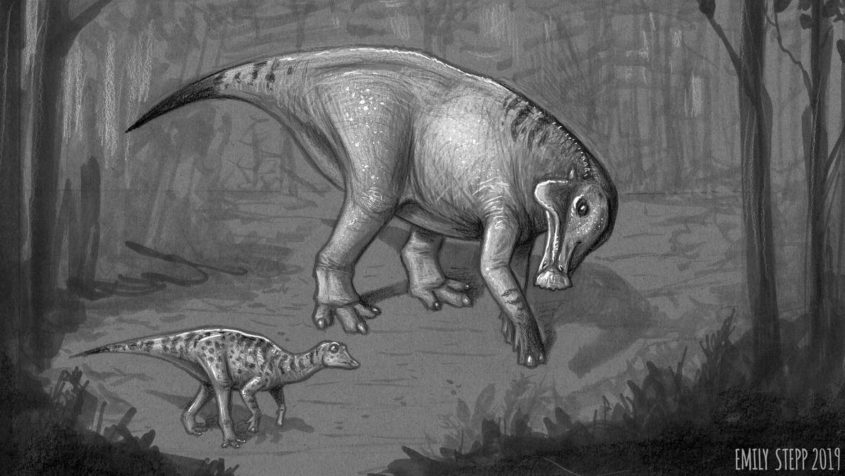Dinocember Day 28 Lambeosaurus by EmilyStepp on DeviantArt