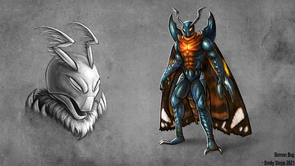 Demon Bug Insect Demon Bug Concept Commission by EmilyStepp on DeviantArt