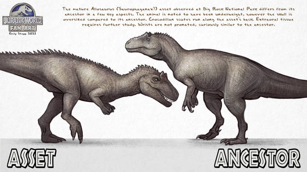 Asset vs. Ancestor: Allosaurus