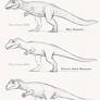 Jurassic World Allosaurus Croc and Bird Variants
