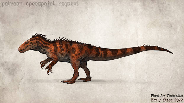 Megalosaurid Speedpaint Concept