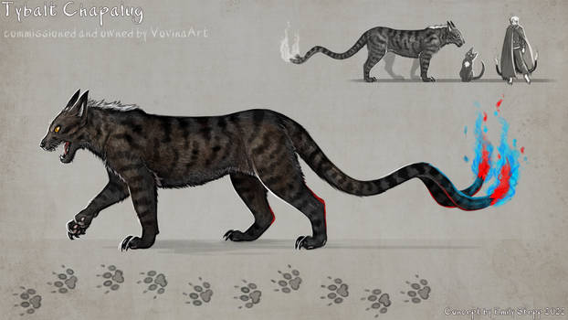 Monstrous Cat Form Character Concept
