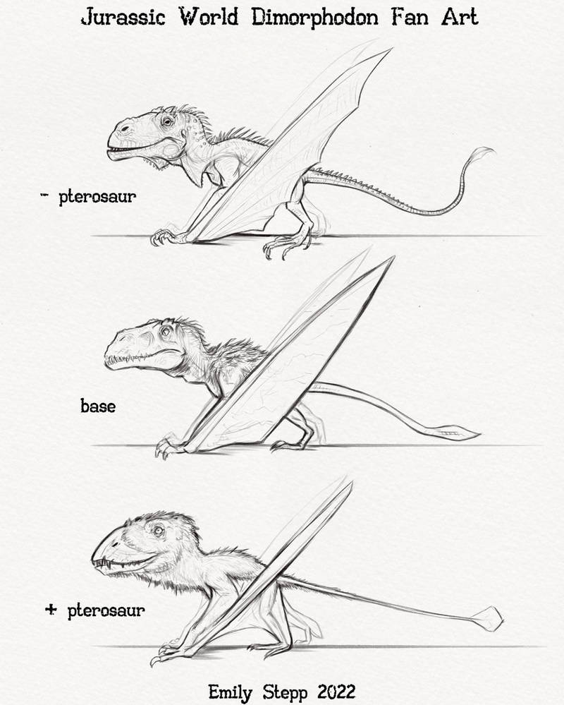 JW Dimorphodon DNA Variants by EmilyStepp on DeviantArt