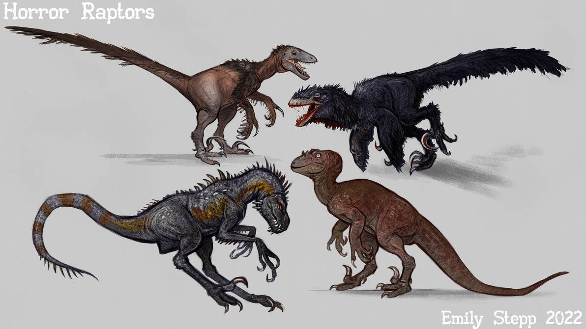 Horror Raptors by EmilyStepp on DeviantArt