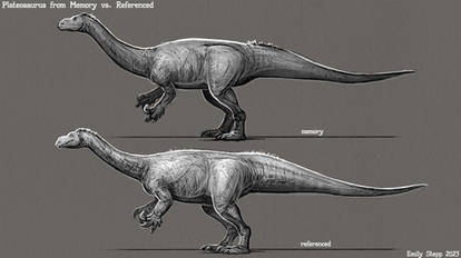 Memory vs. Reference Plateosaurus