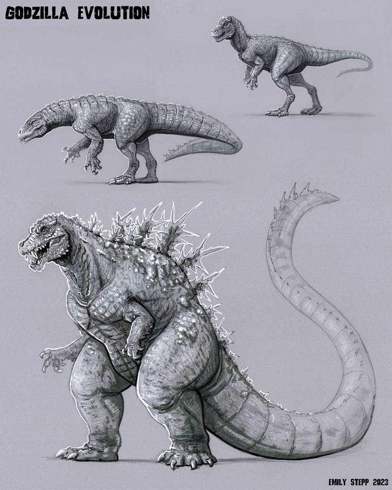 Godzilla Evolution Design Godzilla Evolution by EmilyStepp on DeviantArt