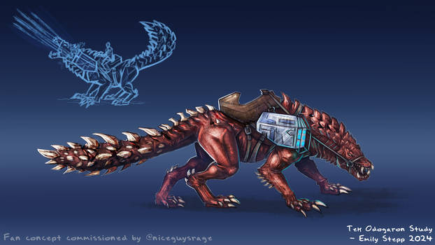 Monster Hunter / ARK Tek Odogaron Fan Concept