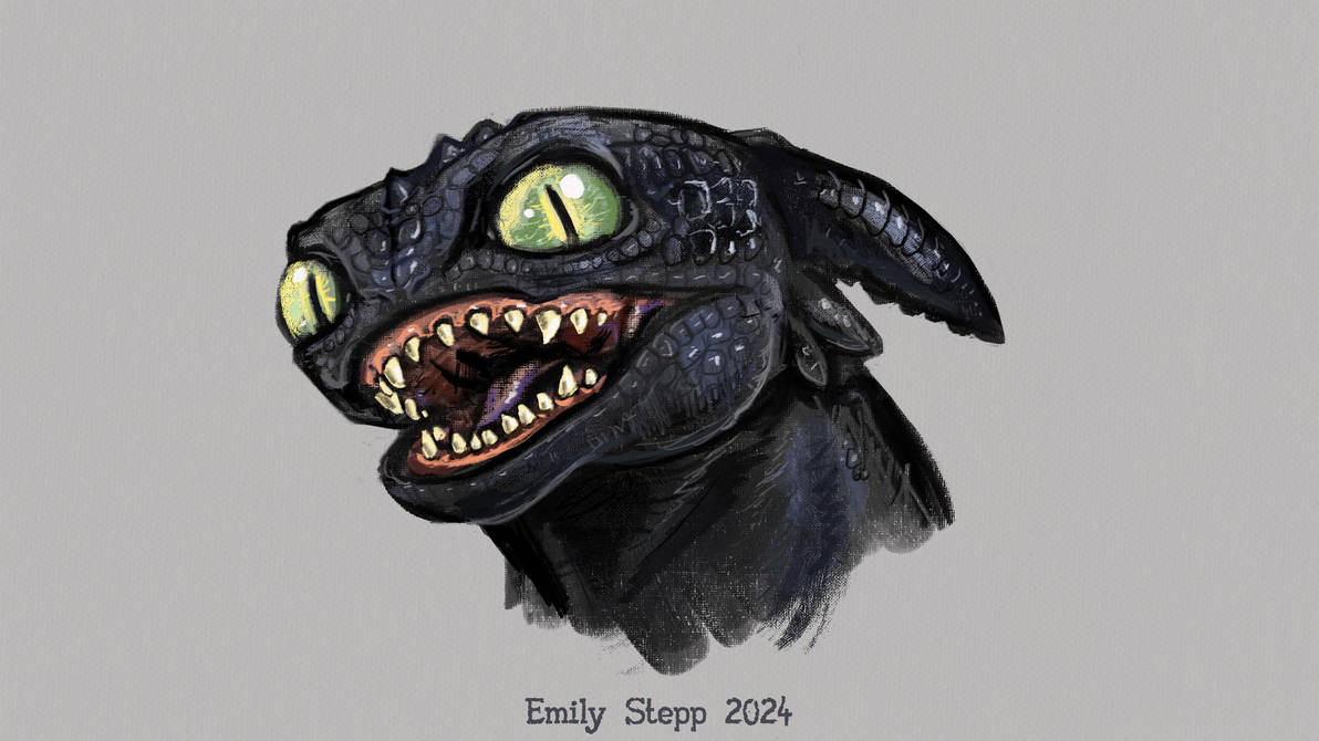 Toothless Sketch Study by EmilyStepp on DeviantArt