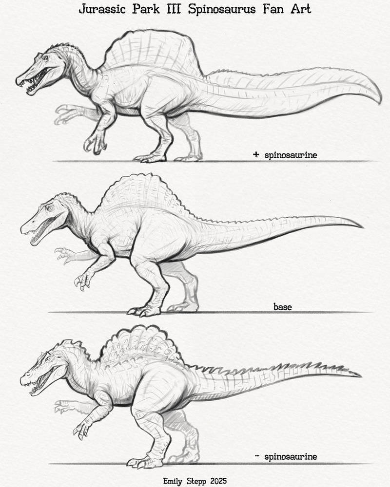 JP3 Spinosaurus DNA Variants By EmilyStepp On DeviantArt jp3-spinosaurus-dna-variants-by-emilystepp-on-deviantart