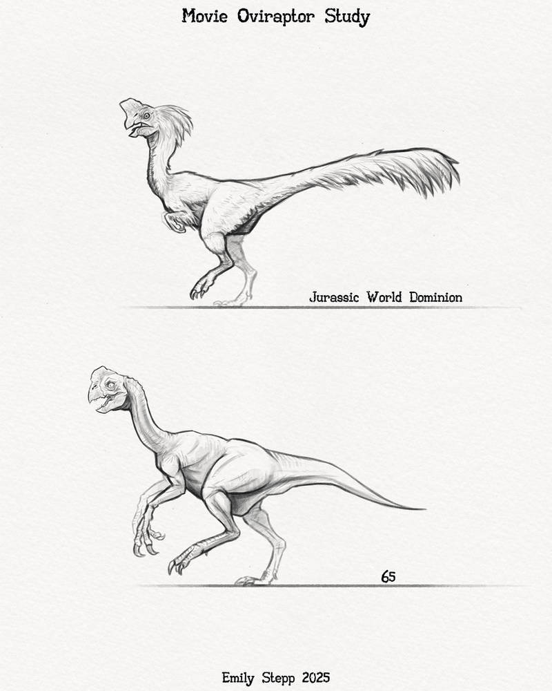 Emily Raptor Movie Oviraptor Study by EmilyStepp on DeviantArt