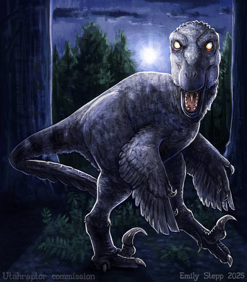 Emily Raptor Utahraptor Paleoart by EmilyStepp on DeviantArt