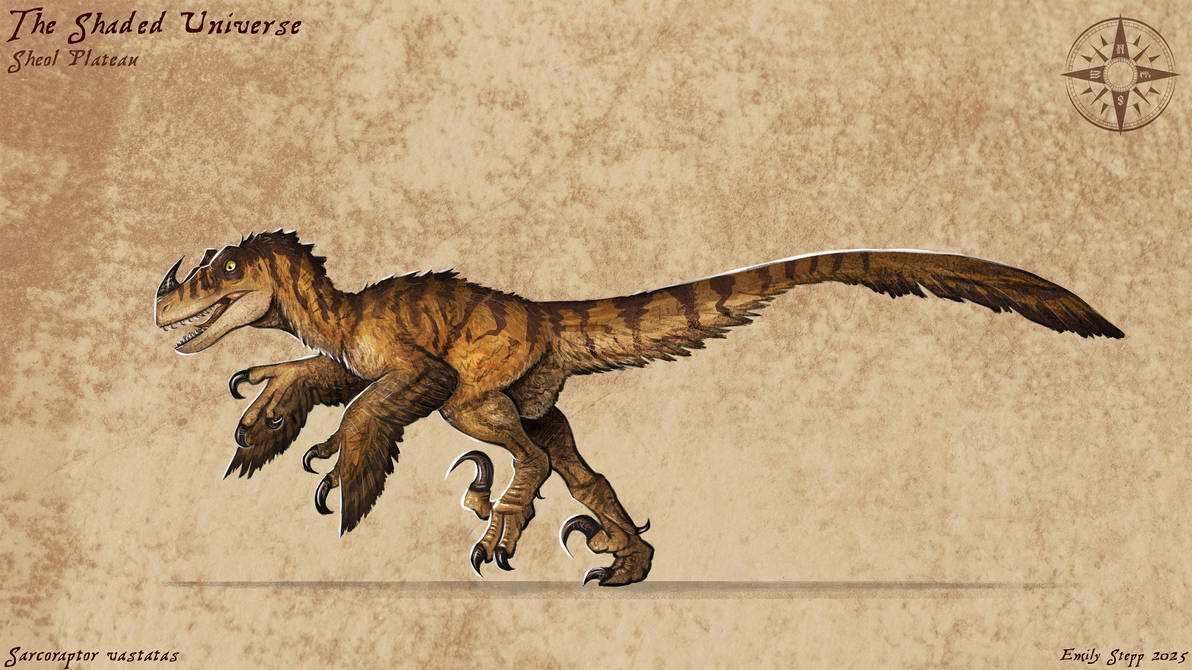 Emily Raptor Sarcoraptor vastatas - The Shaded Universe by EmilyStepp on DeviantArt