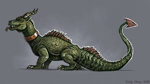 The Dragon study from The 7th Voyage of Sinbad