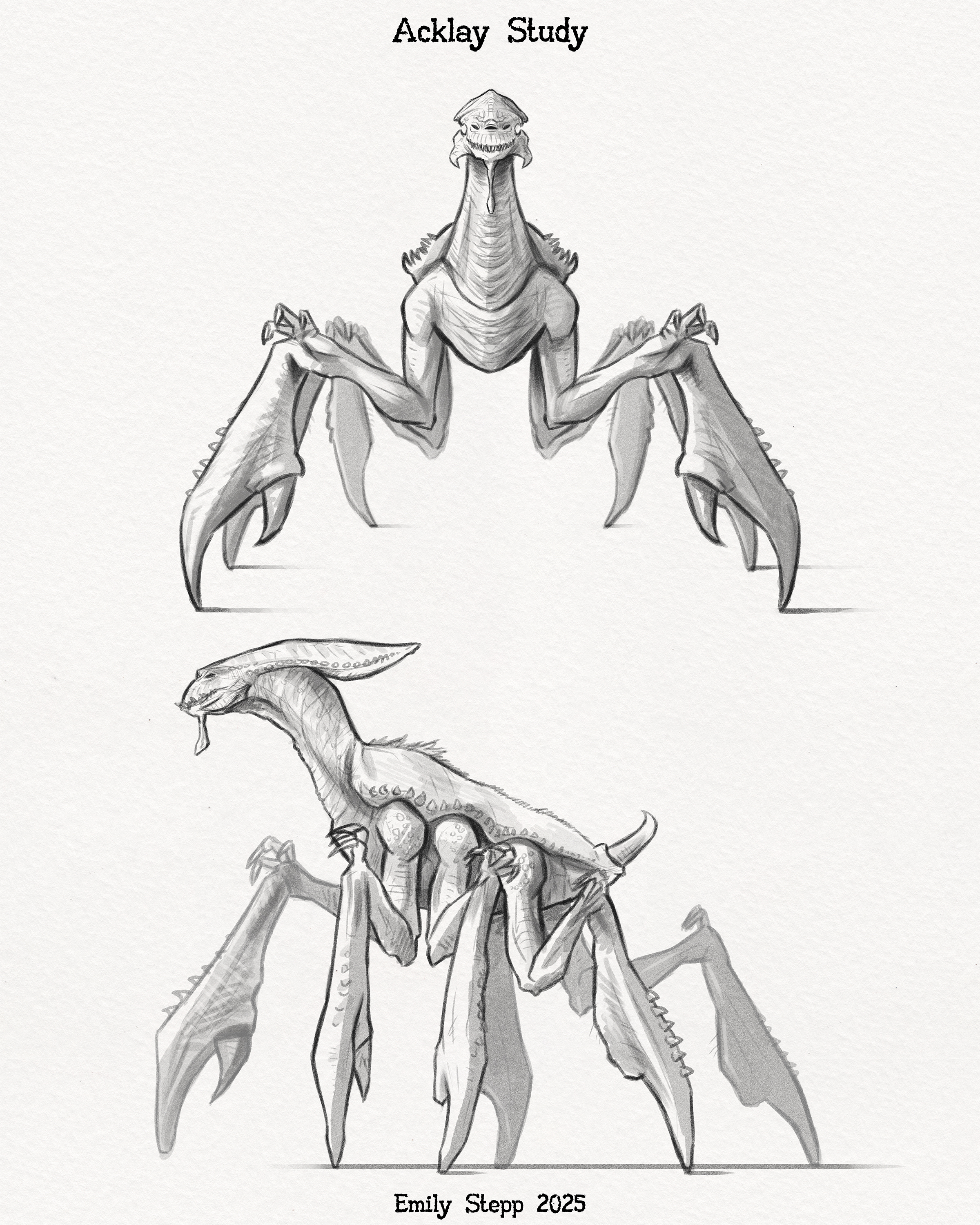 Star Wars Acklay Design Study