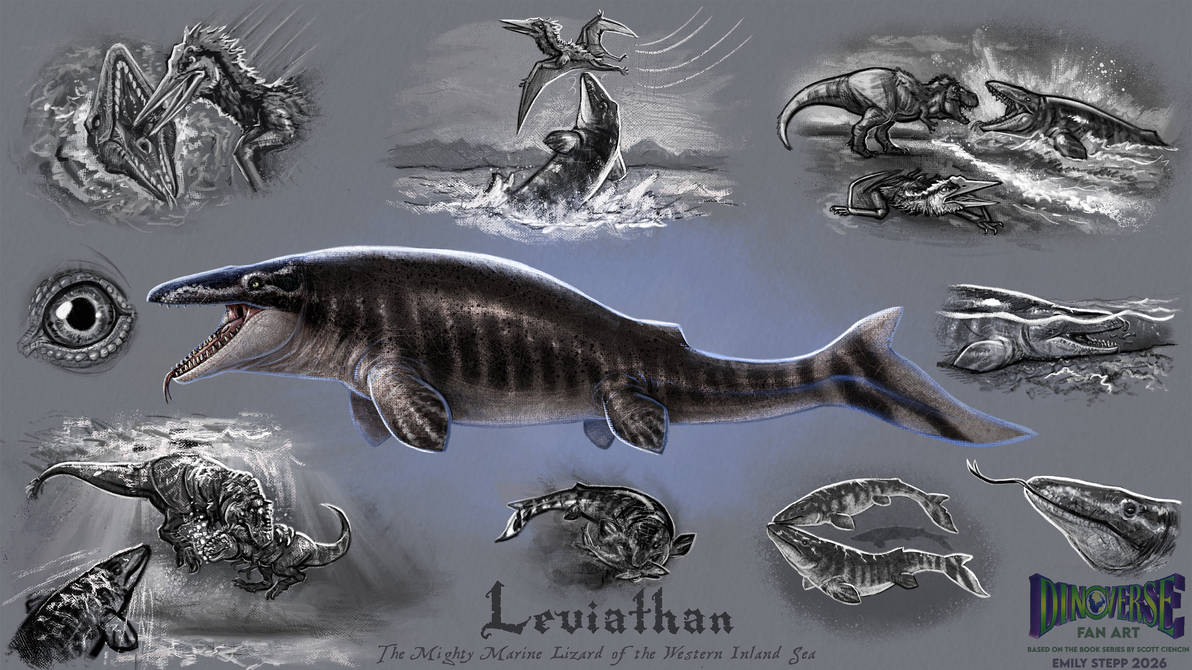 Leviathan Mosasaurus Dinoverse Dossier